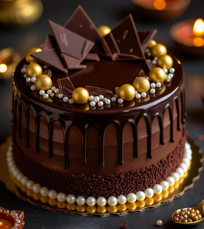 Midnight Drape Cake, Cakes