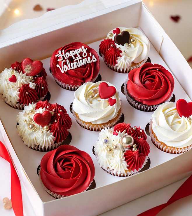Mini Romance Cupcakes, Valentine's Day
