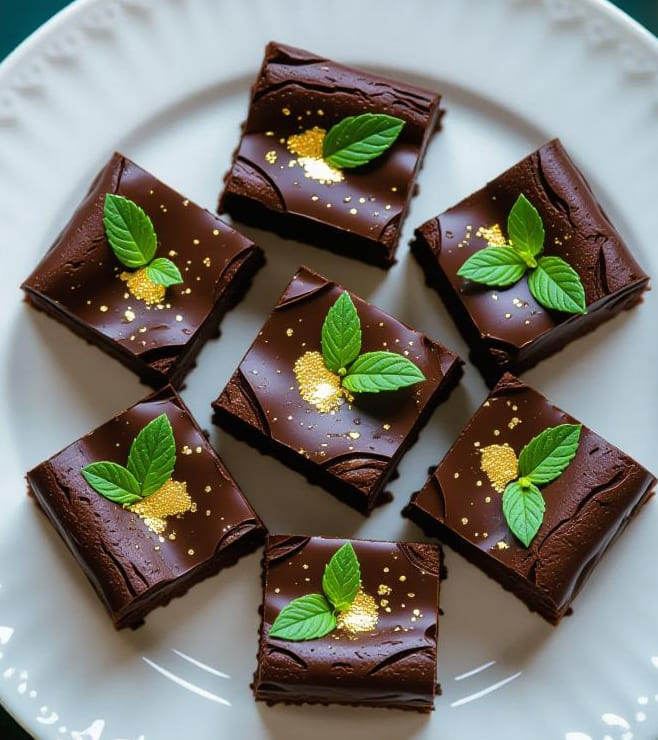 Mint Gleam Brownies