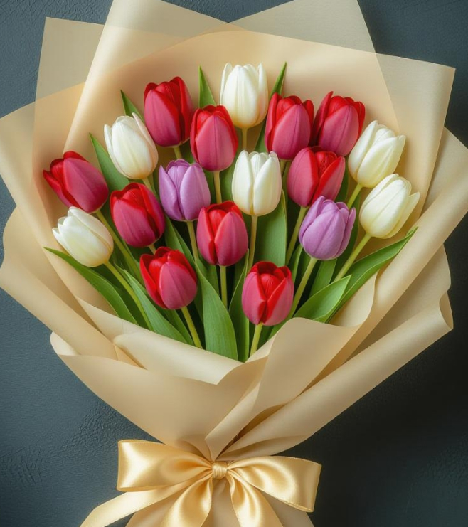 Mixed Tulips Harmony