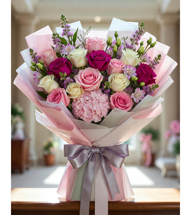 Mothers Day Chic Bouquet, Flowers