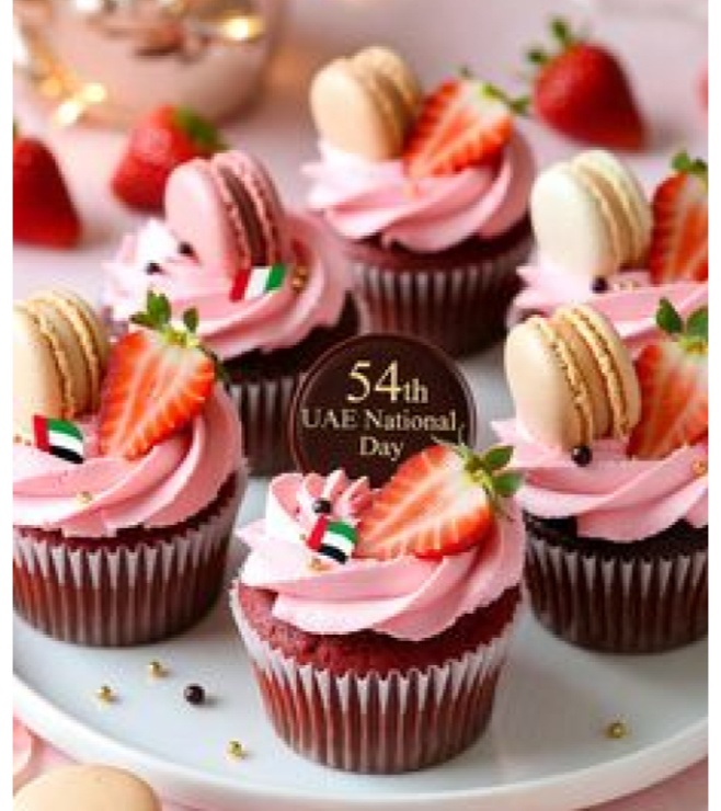 National Day Delight Cupcakes