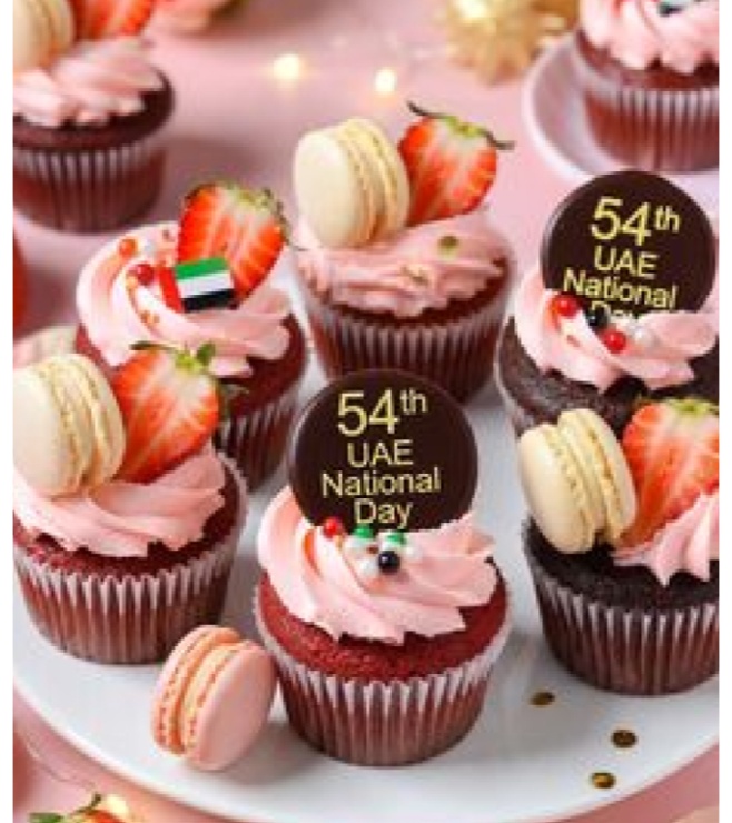 National Day Radiance Cupcakes