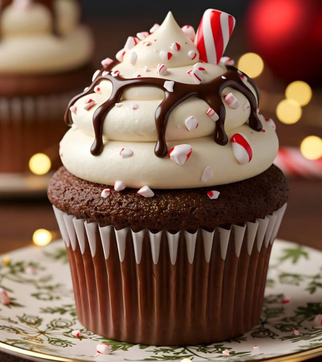 New Year Glow Cupcakes