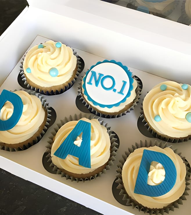 No. 1 Dad 12 Cupcakes