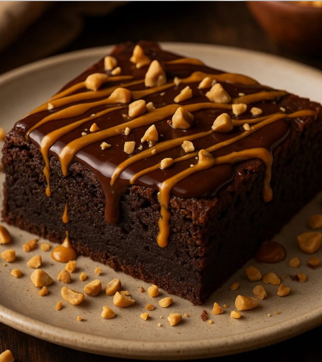 Nut Kissed Brownies