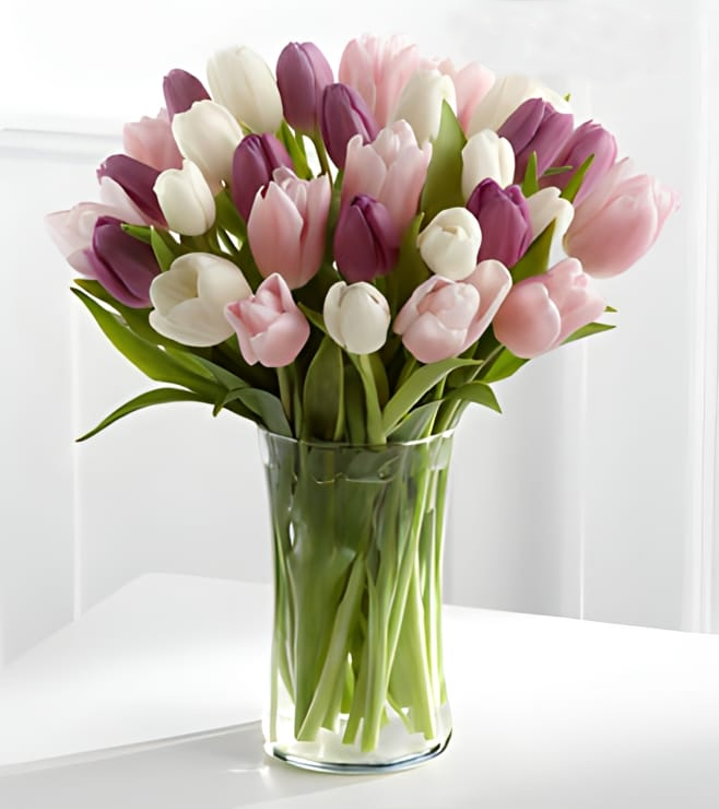 Painted Skies Tulip Bouquet, Best Sellers