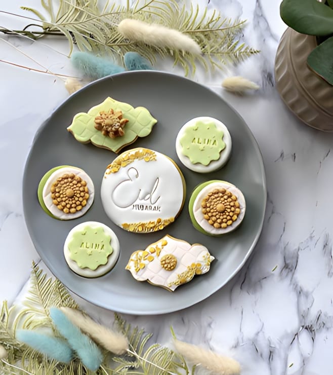 Pastel Eid cookies