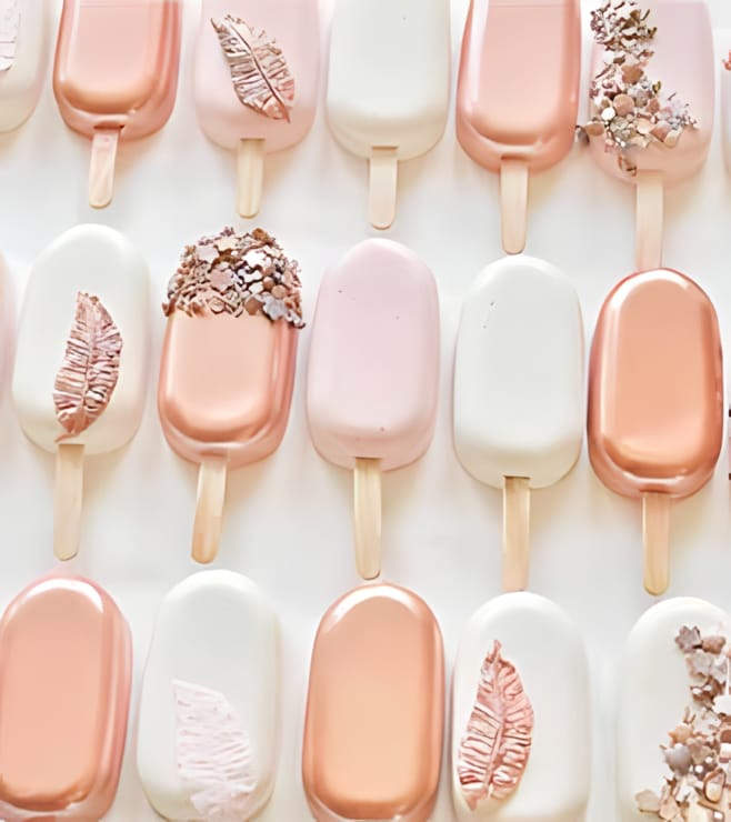 Peachy Pink Cake Pops, Birthday Cakes