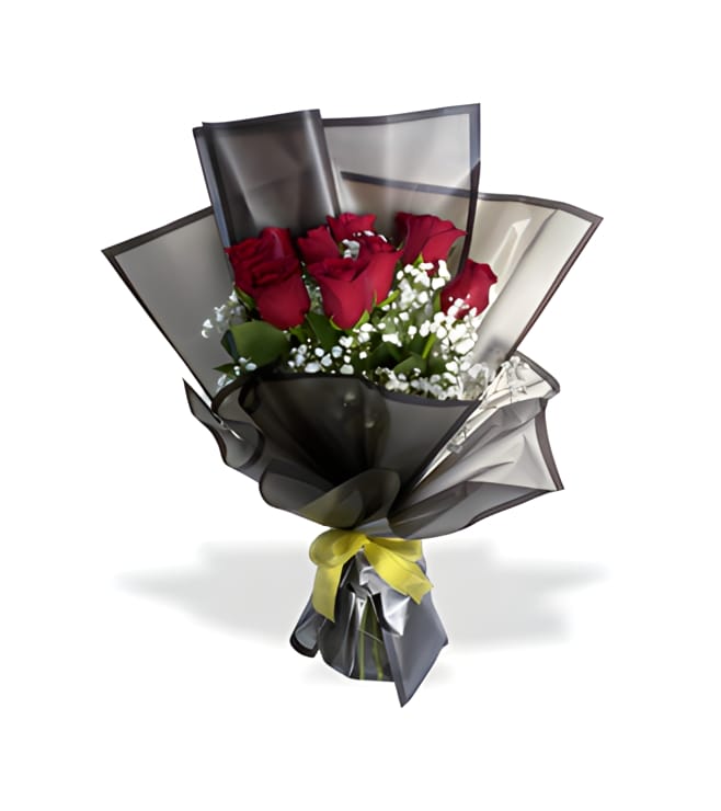 Perfect Day Bouquet - 10 Red Roses