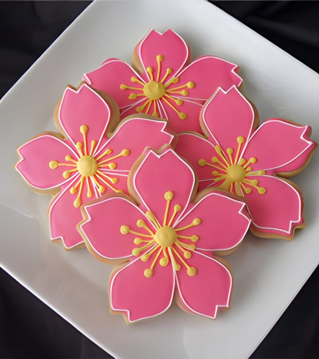 Pink Blossom cookies