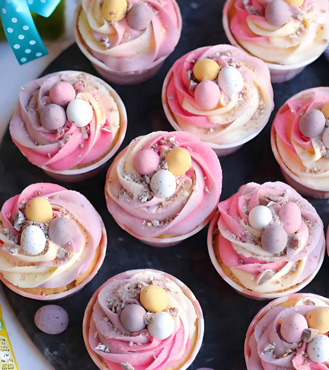 Pink Charm Easter Cupcakes, Easter