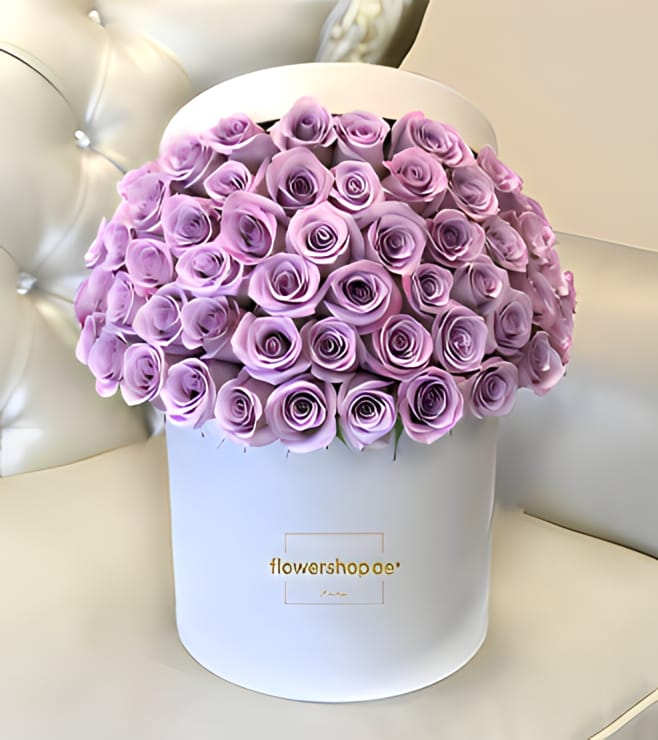 Purple Majesty Hatbox