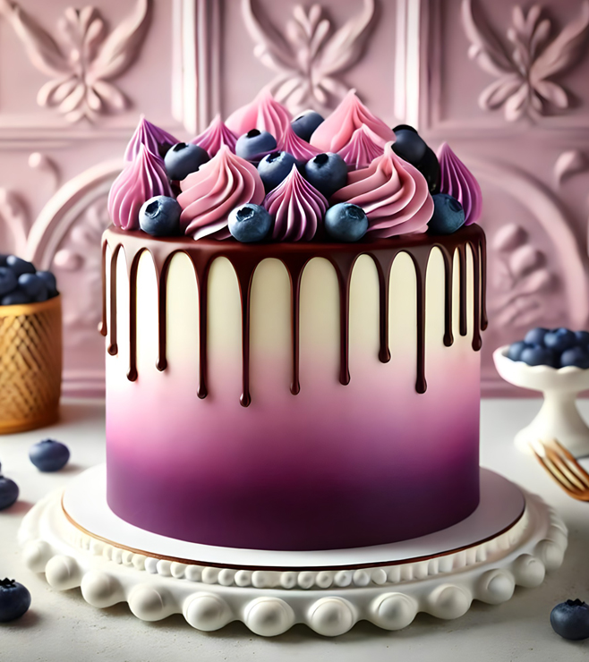 Purple Ombre Cake