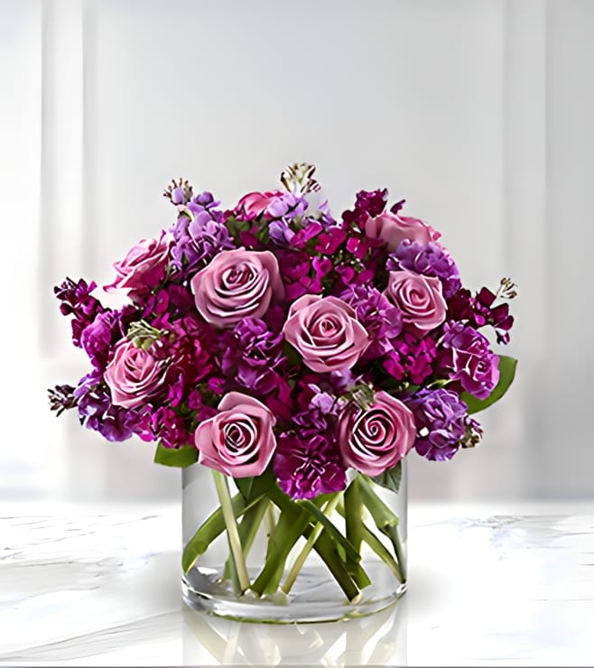 Purple Symphony Bouquet, Emirati Women's Day Gifts