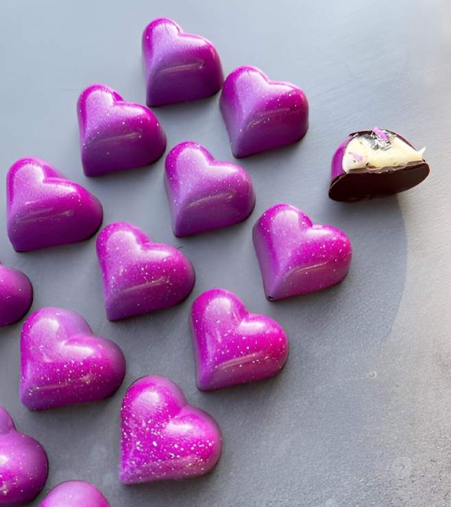 Purple Hearts Chocolates, Assorted Chocolates