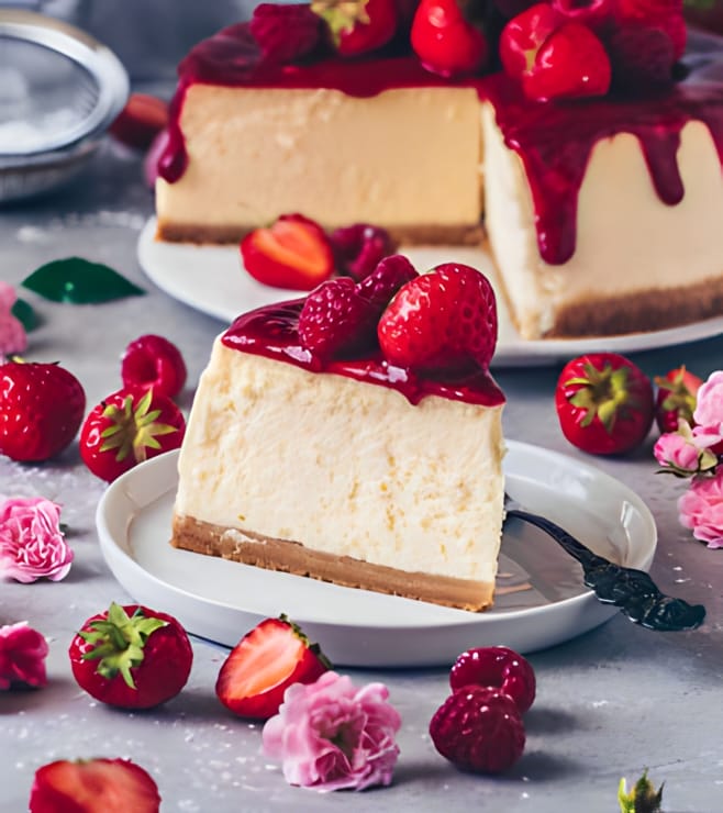 Raspberry Strawberry Cheesecake, Strawberry Cakes