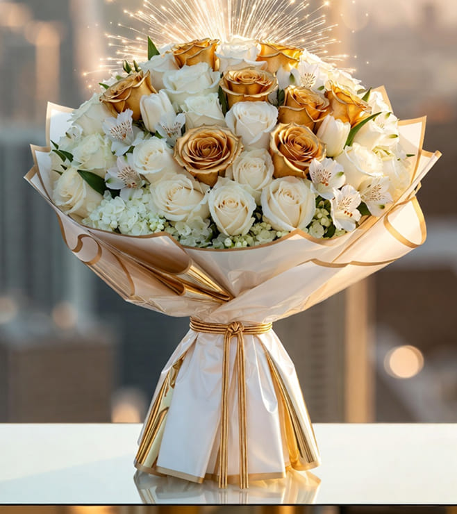 Refined Beginning Bouquet, New Year Gifts