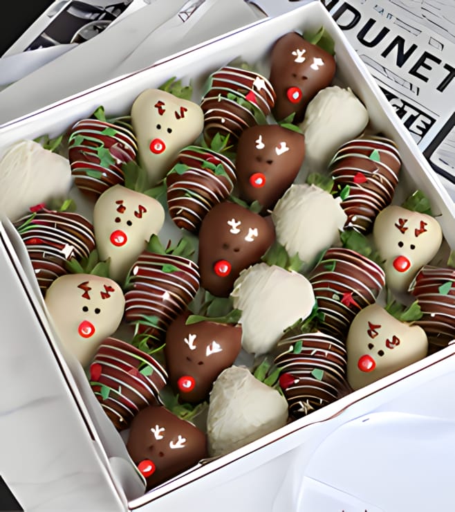 Reindeer Chocolate Dipped Strawberries