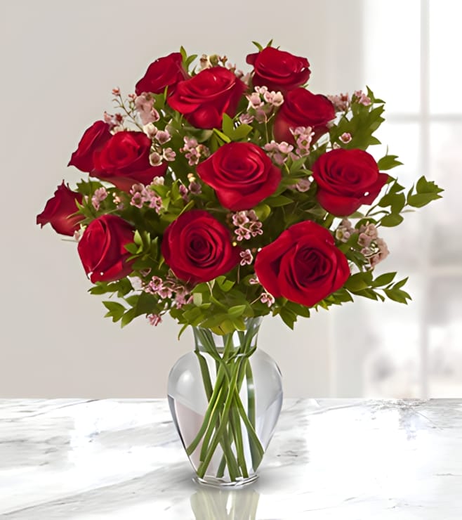 Rich in Love Bouquet, Valentine Flowers