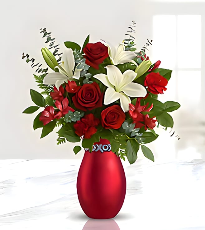 Romantic Vision Bouquet, Valentine Flowers