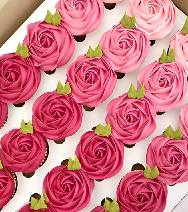 Rose Fantasy Cupcakes