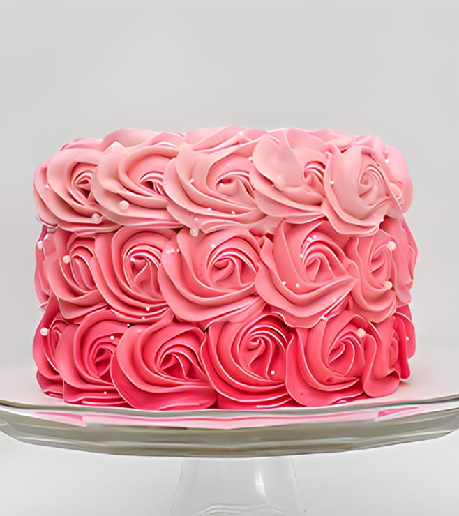 Rose Floral Cake