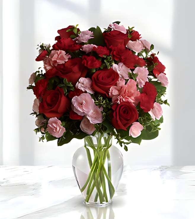 Rose Garden Bouquet, Flowers