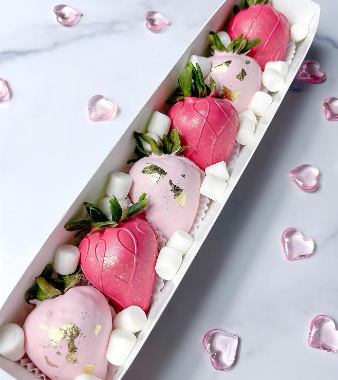 Rosey Treat Dipped Strawberries