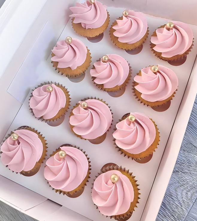 Rosy Cheeks Cupcakes