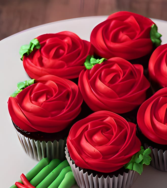 Rosy Rapture Cupcakes