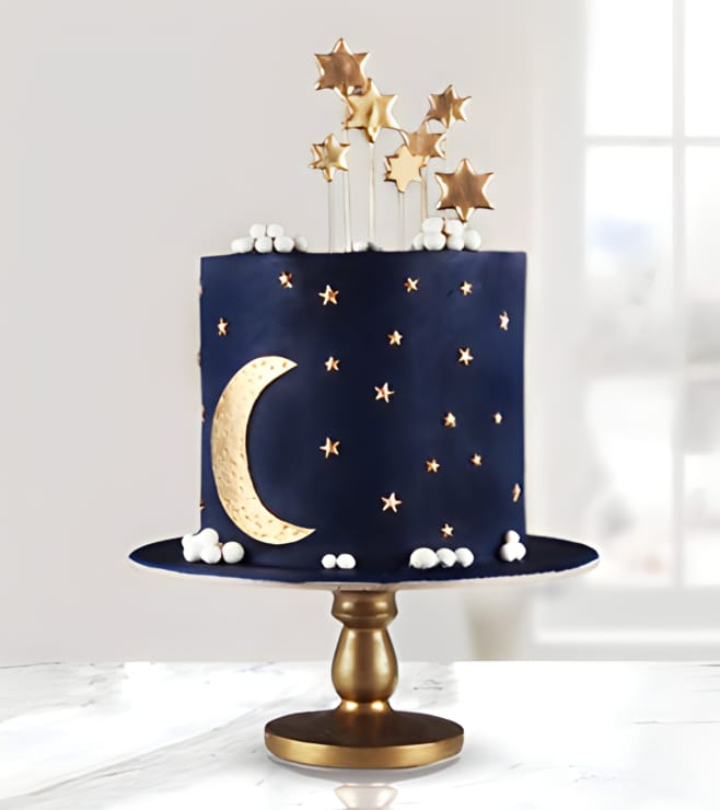 Royal Moon & Stars Ramadan Cake