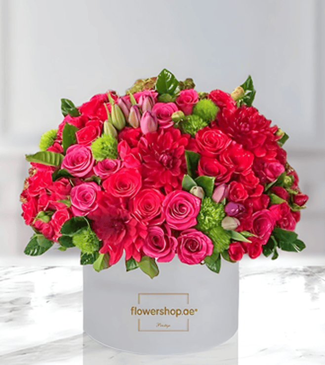 Ruby Rhapsody Rose Hatbox