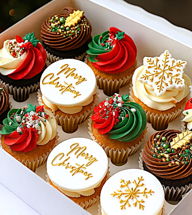 Santa’s Joy Cupcakes, Christmas Gifts