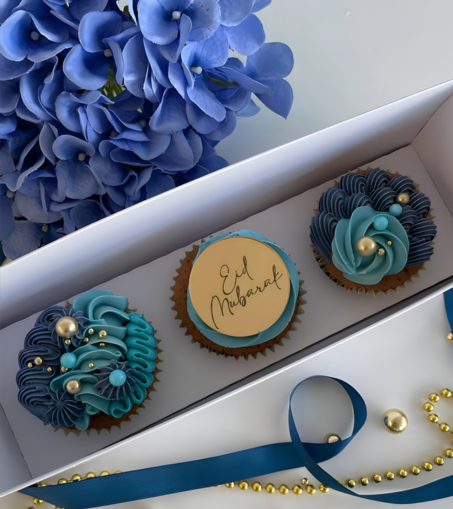 Sapphire Eid Cupcakes