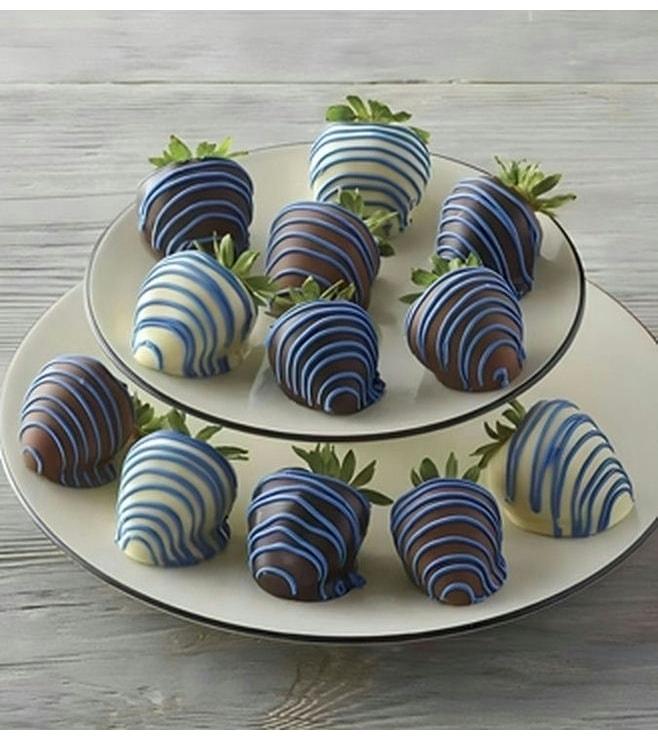 Sapphire Bliss Dipped Strawberries