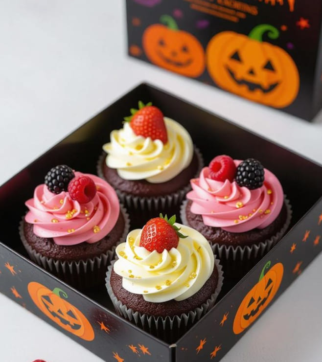 Scarlet Spell Cupcakes