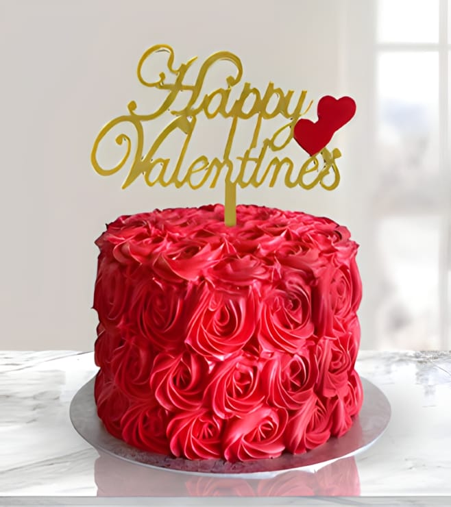 Scarlet Rose Cake