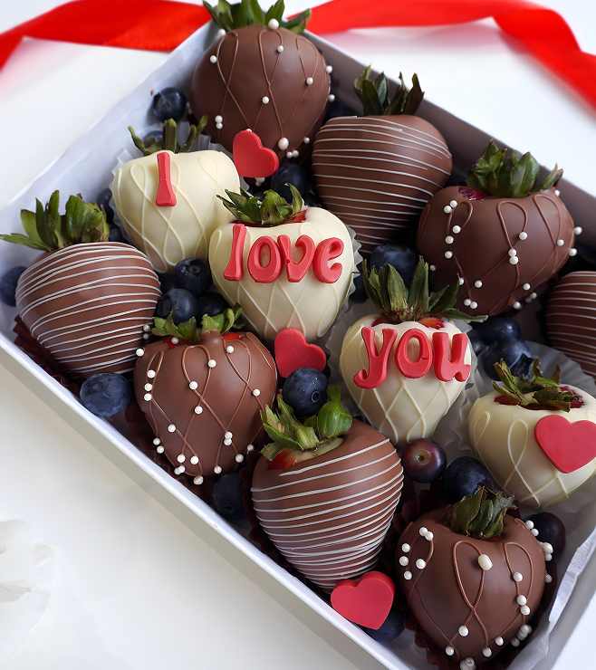 Sealed With a Kiss Strawberries, Valentine's Day