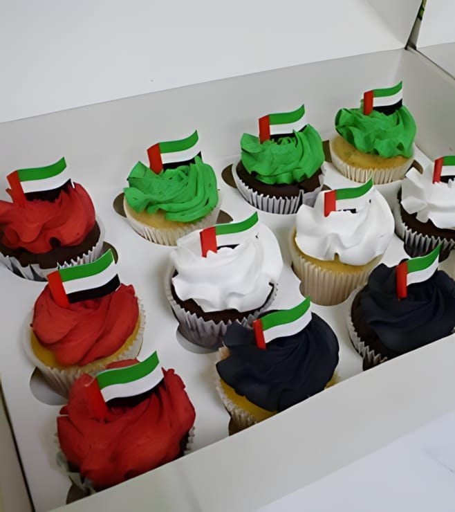 Shades of UAE Cupcakes