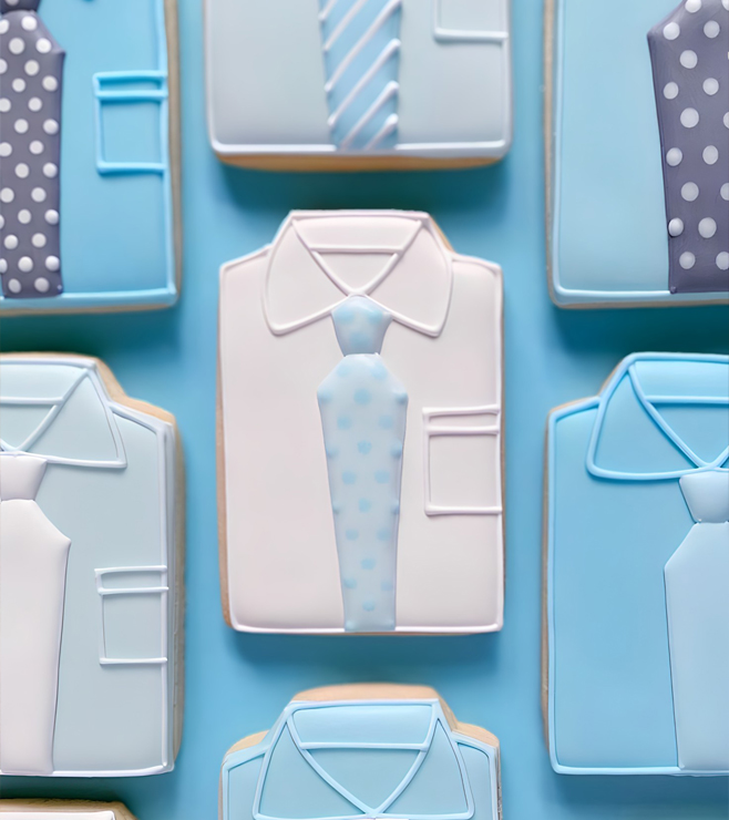Shirt & Tie Cookies