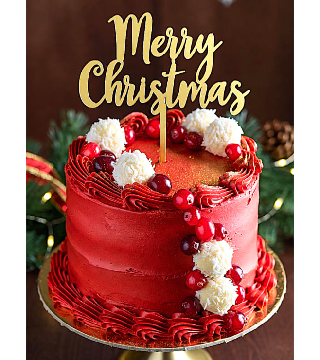 Shredded Berry Frost Cake, Christmas Gifts