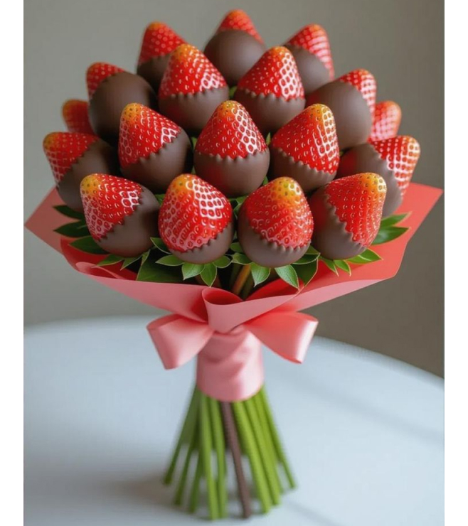 Simply Sweet Strawberry Bouquet