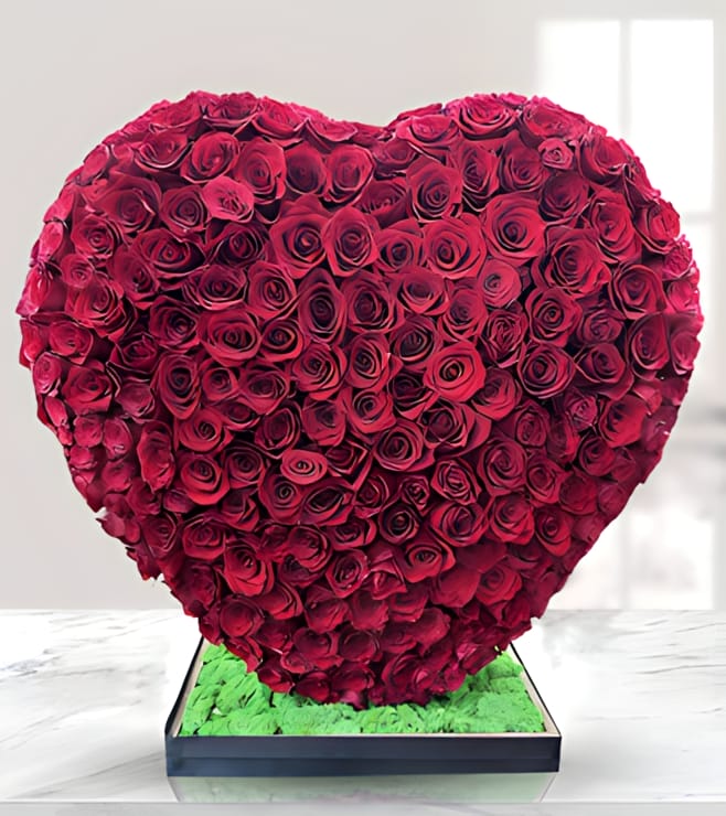 Sincerely Yours Heart Bouquet