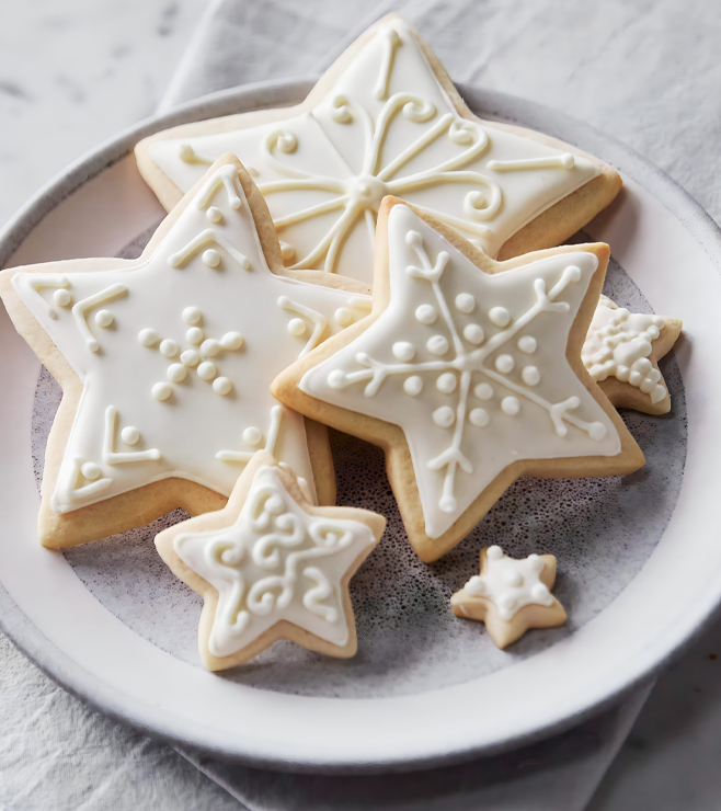 Snowflake Star Cookies