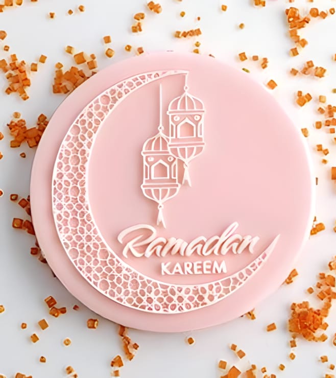 Soft Pink Ramadan Cookies, Ramadan Gifts