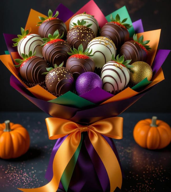 Spooky Luxe Berry Bouquet, Halloween