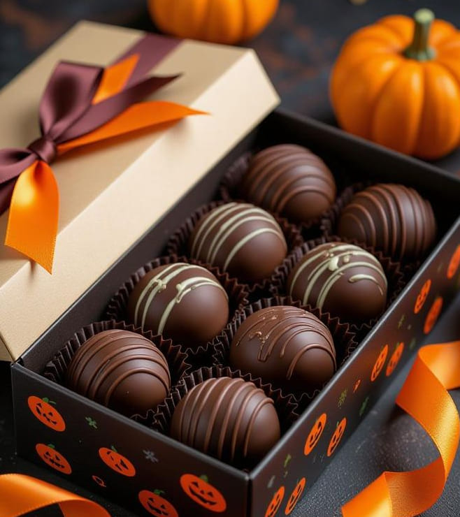 Spooky Swirl Truffles, Halloween