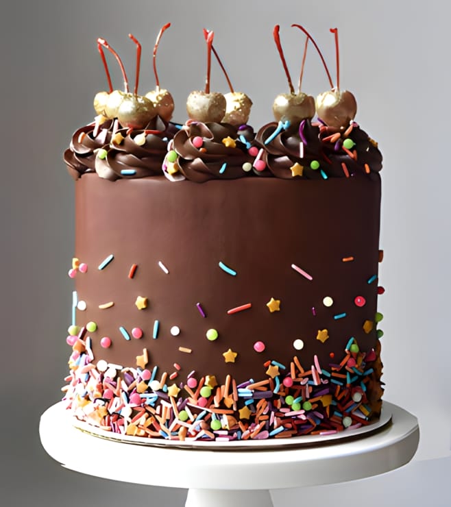 Sprinkle Surprise Cake