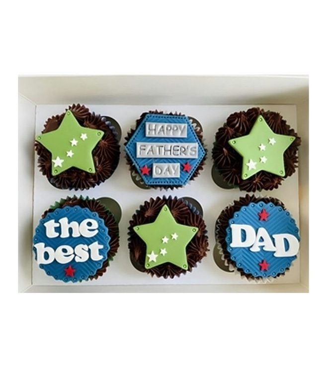 Stellar Father's Day Cupcakes